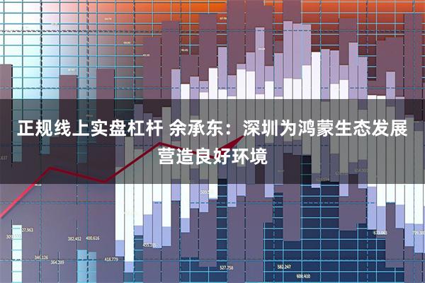 正规线上实盘杠杆 余承东：深圳为鸿蒙生态发展营造良好环境