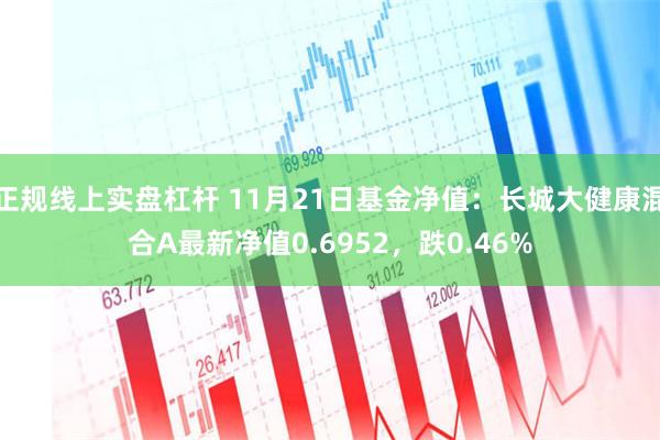 正规线上实盘杠杆 11月21日基金净值：长城大健康混合A最新净值0.6952，跌0.46%